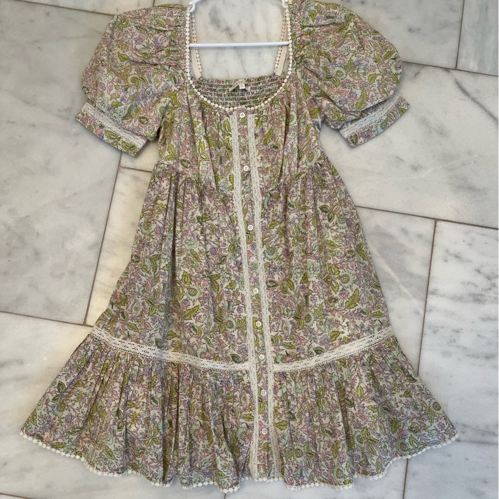 LOVE THE LABEL Floral Puff Sleeve Dress